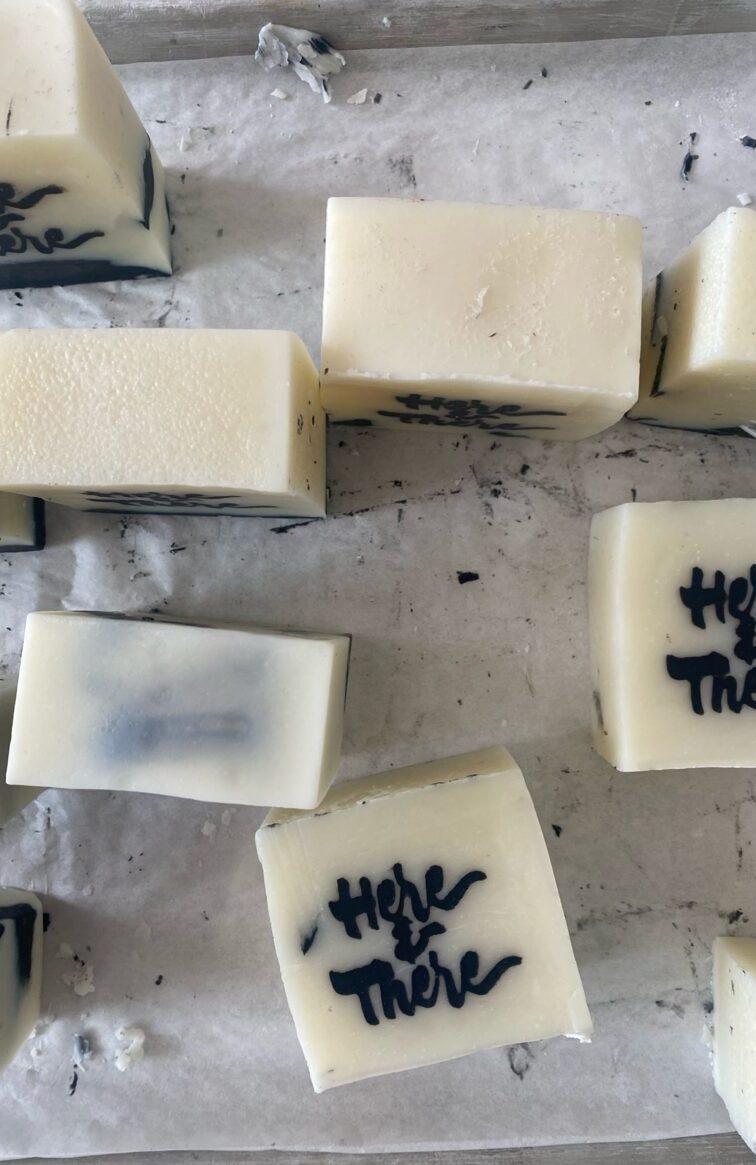 Tallow soap overhead